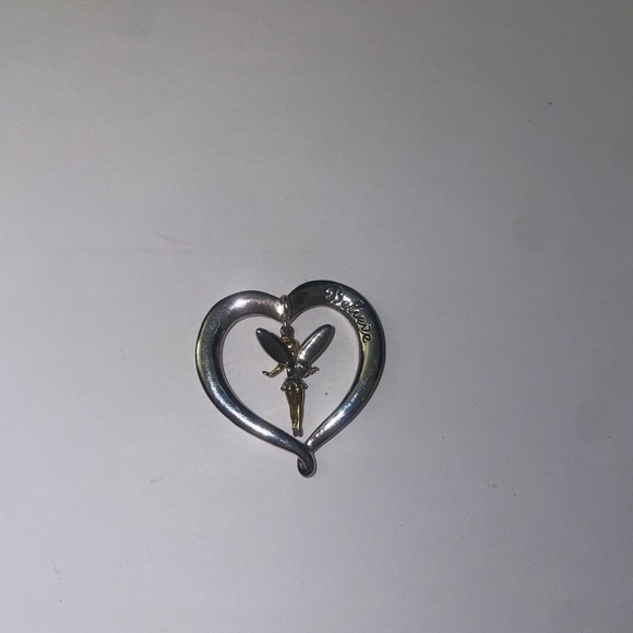 925 sterling silver and 18kt gold plating Bradford fairy pendant - Picture 3 of 4